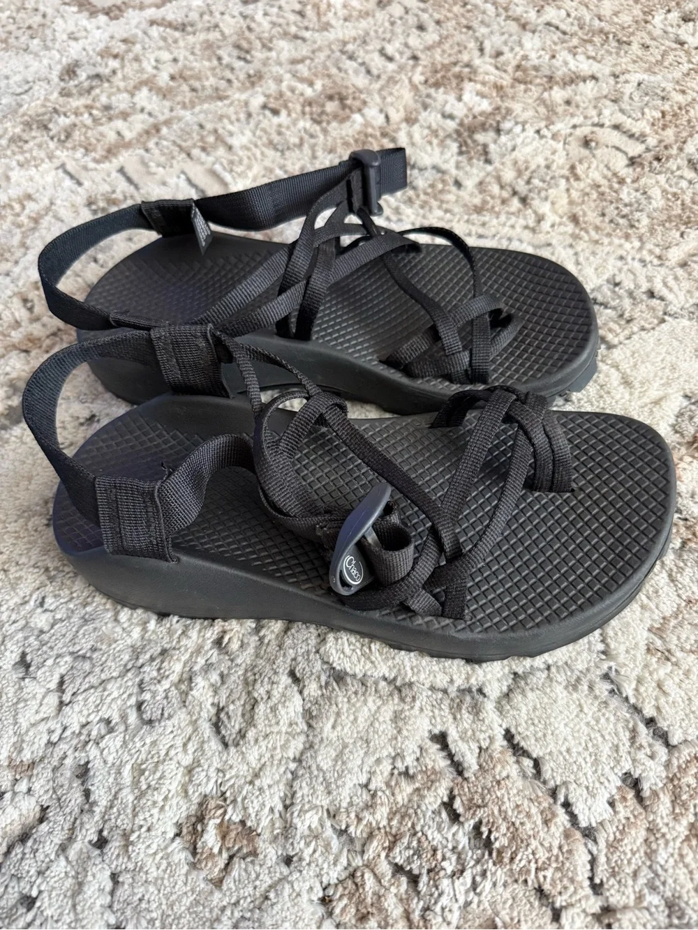Chaco Women's Black Strappy Sport Sandals